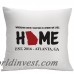 Monogramonline Inc. Personalized State Design Decorative Pillow Cushion Cover MOOL1048